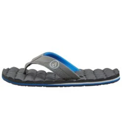 Volcom Men's Recliner Flip Flop 39 Volcom Men's Recliner Flip Flop -Swimwear Outlet 8650033004712 bluecombo 2a
