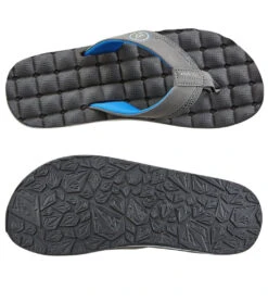 Volcom Men's Recliner Flip Flop 41 Volcom Men's Recliner Flip Flop -Swimwear Outlet 8650033004712 bluecombo 4a