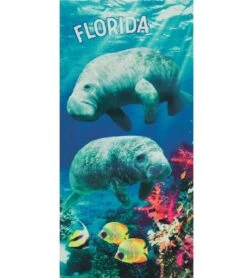 Dohler Florida Manatees Beach Towel 30" X 60" -Swimwear Outlet 8650053910696 2t