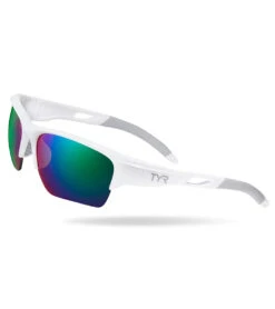 TYR Unisex Vatcher Performance Sunglasses 28 TYR Unisex Vatcher Performance Sunglasses -Swimwear Outlet 8650055450792 greenwhite 1a