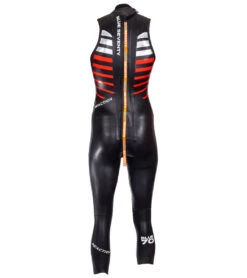 Blueseventy Men's 2024 Reaction Sleeveless Tri Wetsuit -Swimwear Outlet 8650062004392 black 3a