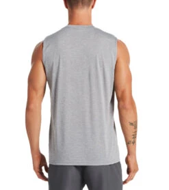 Nike Men's Heather Sleeveless Hydroguard -Swimwear Outlet 8650078257320 particlegrey 2a