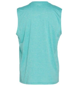 Nike Men's Heather Sleeveless Hydroguard -Swimwear Outlet 8650078257320 washedteal 2a