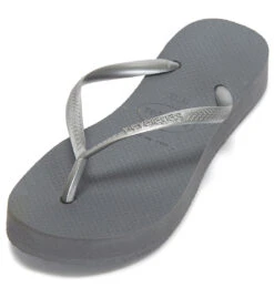 Havaianas Slim Cushioned Flip Flop -Swimwear Outlet 8650089267368 steelgrey 1a