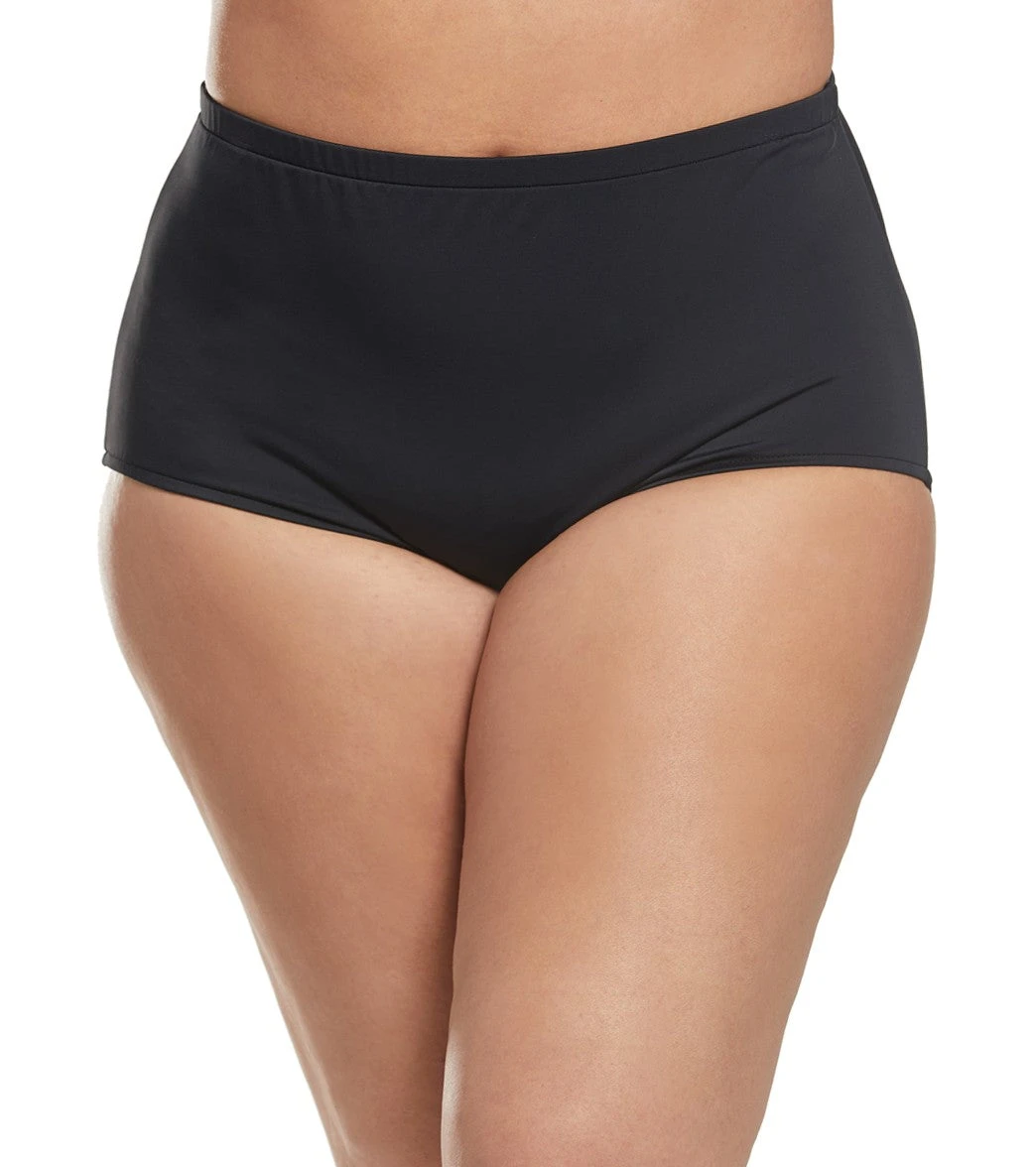 Maxine Plus Size High Waisted Bikini Bottom 10 Maxine Plus Size High Waisted Bikini Bottom - Image 8