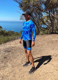 DeSoto Men's Skin Cooler Long Sleeve Top 25 DeSoto Men's Skin Cooler Long Sleeve Top -Swimwear Outlet 8650109059240 royalcamouflage 3a