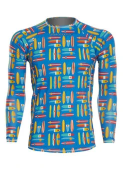 DeSoto Men's Skin Cooler Long Sleeve Top 39 DeSoto Men's Skin Cooler Long Sleeve Top -Swimwear Outlet 8650109059240 surfboardblue