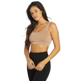 NUX Sleek Square Sports Bra 32 NUX Sleek Square Sports Bra -Swimwear Outlet 8650112368808 dune 5a