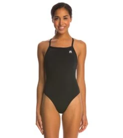 A3 Performance Female X-Back Solid Poly One Piece Swimsuit 36 A3 Performance Female X-Back Solid Poly One Piece Swimsuit -Swimwear Outlet 8650155393192 black