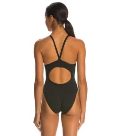 A3 Performance Female X-Back Solid Poly One Piece Swimsuit 34 A3 Performance Female X-Back Solid Poly One Piece Swimsuit -Swimwear Outlet 8650155393192 black 3a