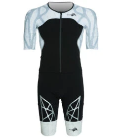 Kiwami Men's Spider LD2 Aero Trisuit 15 Kiwami Men's Spider LD2 Aero Trisuit -Swimwear Outlet 8650164043944 blackwhite 1a