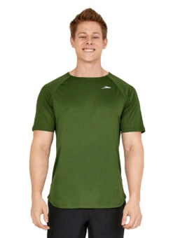 Speedo Men's Short Sleeve Swim Shirt 28 Speedo Men's Short Sleeve Swim Shirt -Swimwear Outlet 8650184097960 douglasfir