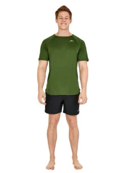 Speedo Men's Short Sleeve Swim Shirt 25 Speedo Men's Short Sleeve Swim Shirt -Swimwear Outlet 8650184097960 douglasfir 4a