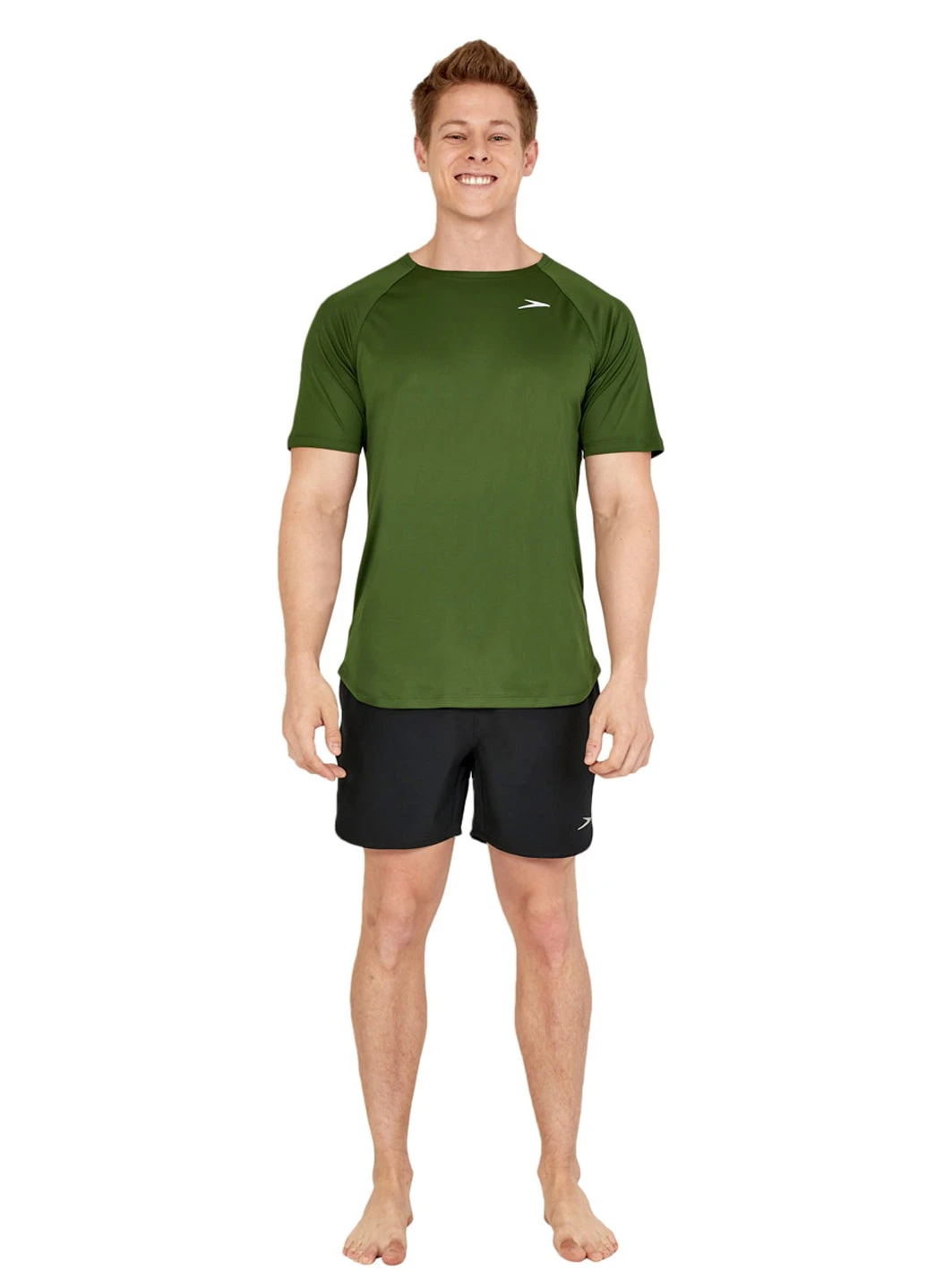 Speedo Men's Short Sleeve Swim Shirt 6 Speedo Men's Short Sleeve Swim Shirt - Image 4
