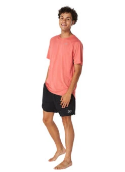 Speedo Men's Short Sleeve Swim Shirt 38 Speedo Men's Short Sleeve Swim Shirt -Swimwear Outlet 8650184097960 highriskred 4a