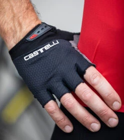 Castelli Men's Entrata V Fingererless Cycling Gloves -Swimwear Outlet 8650226958504 lightblack 8a