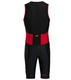 Zone3 Men's Activate Trisuit -Swimwear Outlet 8650396729512 blackred 3a