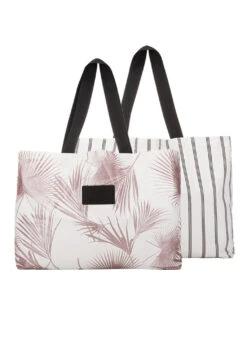 ALOHA Day Palms Reversible Beach Tote