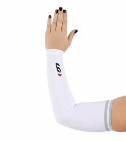 Louis Garneau Cycling Arm Warmers 2 30 Louis Garneau Cycling Arm Warmers 2 -Swimwear Outlet 8650618994856 white 1a