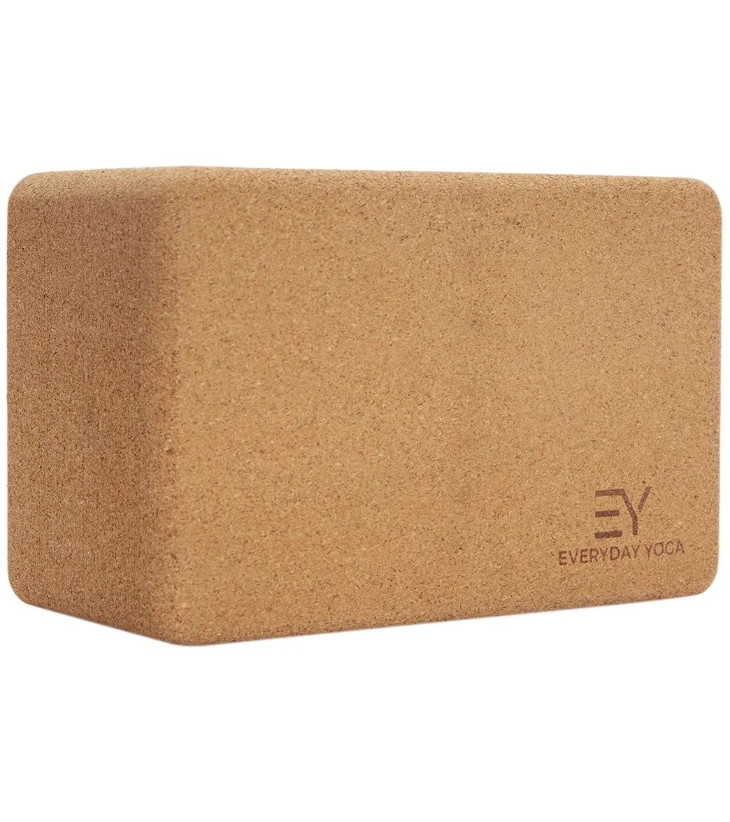 Everyday Yoga Cork Yoga Block 5 Inch 3 Everyday Yoga Cork Yoga Block 5 Inch