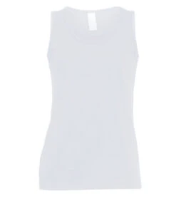 SwimOutlet Girl's Ribbed Neck Tank Top
