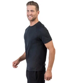 Rhone Men's Reign Tech Short Sleeve Shirt 19 Rhone Men's Reign Tech Short Sleeve Shirt -Swimwear Outlet 8650780770472 black 2a