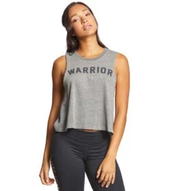 Spiritual Gangster Warrior Crop Tank 26 Spiritual Gangster Warrior Crop Tank -Swimwear Outlet 8650789552296 heathergrey