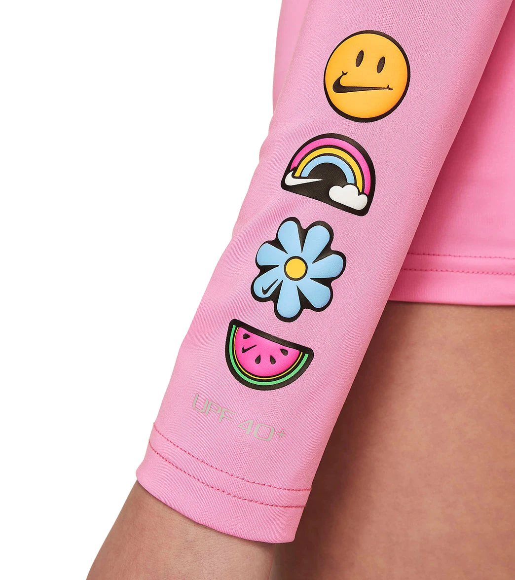 Nike Girls' Charms Long Sleeve Hydroguard (Big Kid) 6 Nike Girls' Charms Long Sleeve Hydroguard (Big Kid) - Image 4