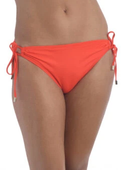 La Blanca Women's Island Goddess Tie Side Bikini Bottom 30 La Blanca Women's Island Goddess Tie Side Bikini Bottom -Swimwear Outlet 8650831429800 paprika