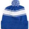 SwimOutlet Stripe Pom Pom Beanie -Swimwear Outlet 8650883727528 2t