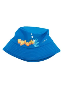 Speedo Boys' UV Bucket Hat (Infant-3yrs) -Swimwear Outlet 8650941956264 electricblue 1a