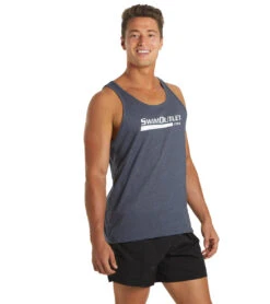 SwimOutlet Limited Edition Men’s Tank Top 32 SwimOutlet Limited Edition Men’s Tank Top -Swimwear Outlet 8651060183208 heathernavy 4a