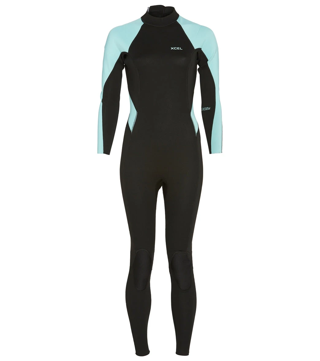 Xcel Women's 3/2mm Axis Flatlock Back Zip Fullsuit Wetsuit 6 Xcel Women's 3/2mm Axis Flatlock Back Zip Fullsuit Wetsuit - Image 4