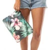 ALOHA Hibiscus Palm Mid Swim Pouch