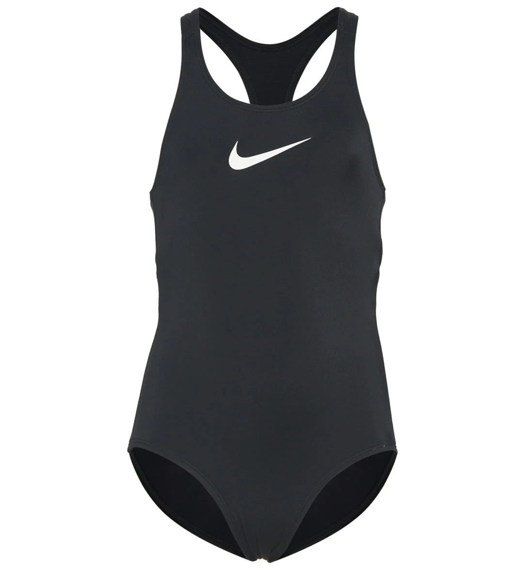 Nike Girls' Essential Racerback One Piece Swimsuit (Little Kid) 22 Nike Girls' Essential Racerback One Piece Swimsuit (Little Kid) - Image 20