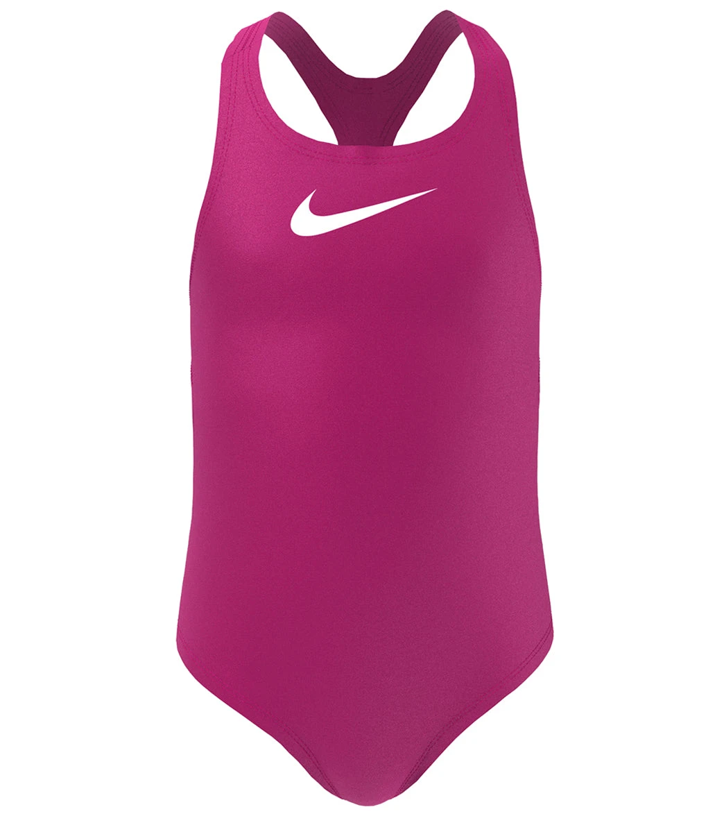 Nike Girls' Essential Racerback One Piece Swimsuit (Little Kid) 10 Nike Girls' Essential Racerback One Piece Swimsuit (Little Kid) - Image 8