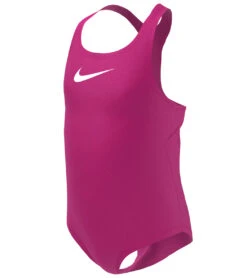 Nike Girls' Essential Racerback One Piece Swimsuit (Little Kid) 30 Nike Girls' Essential Racerback One Piece Swimsuit (Little Kid) -Swimwear Outlet 8651132371112 pinkprime 2a