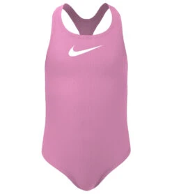 Nike Girls' Essential Racerback One Piece Swimsuit (Little Kid) 24 Nike Girls' Essential Racerback One Piece Swimsuit (Little Kid) -Swimwear Outlet 8651132371112 pinkspell 3a