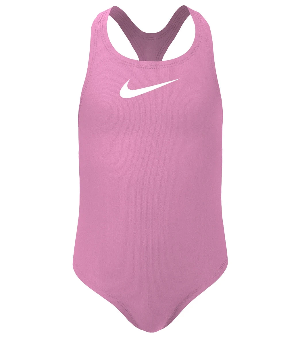 Nike Girls' Essential Racerback One Piece Swimsuit (Little Kid) 5 Nike Girls' Essential Racerback One Piece Swimsuit (Little Kid) - Image 3