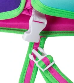 Speedo Girls' Learn To Swim Printed Neoprene Swim Vest (2yrs-6yrs) -Swimwear Outlet 8651164975272 aqua 3a