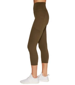 Marika Drew High Waisted Tummy Control Yoga Capris 37 Marika Drew High Waisted Tummy Control Yoga Capris -Swimwear Outlet 8651175788712 grapeleaf 2a