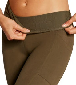 Marika Drew High Waisted Tummy Control Yoga Capris 39 Marika Drew High Waisted Tummy Control Yoga Capris -Swimwear Outlet 8651175788712 grapeleaf 4a