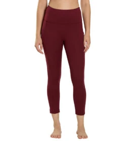 Marika Drew High Waisted Tummy Control Yoga Capris 28 Marika Drew High Waisted Tummy Control Yoga Capris -Swimwear Outlet 8651175788712 zinfandel