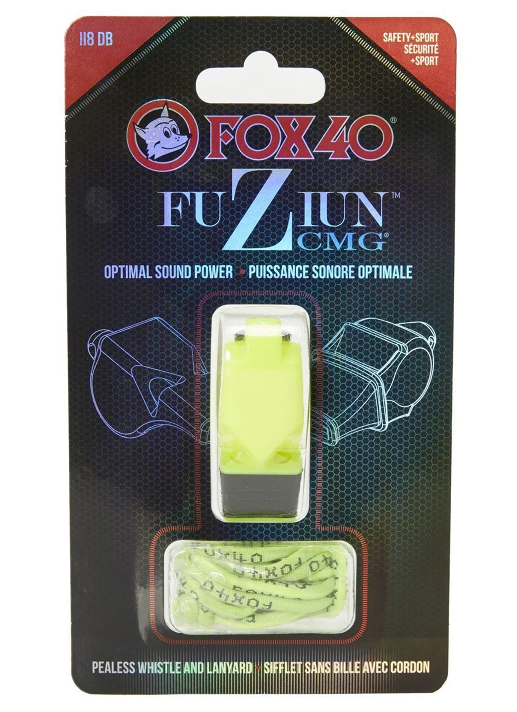Fox 40 Fuziun CMG Lifeguard Whistle W/ Lanyard 8 Fox 40 Fuziun CMG Lifeguard Whistle W/ Lanyard - Image 6