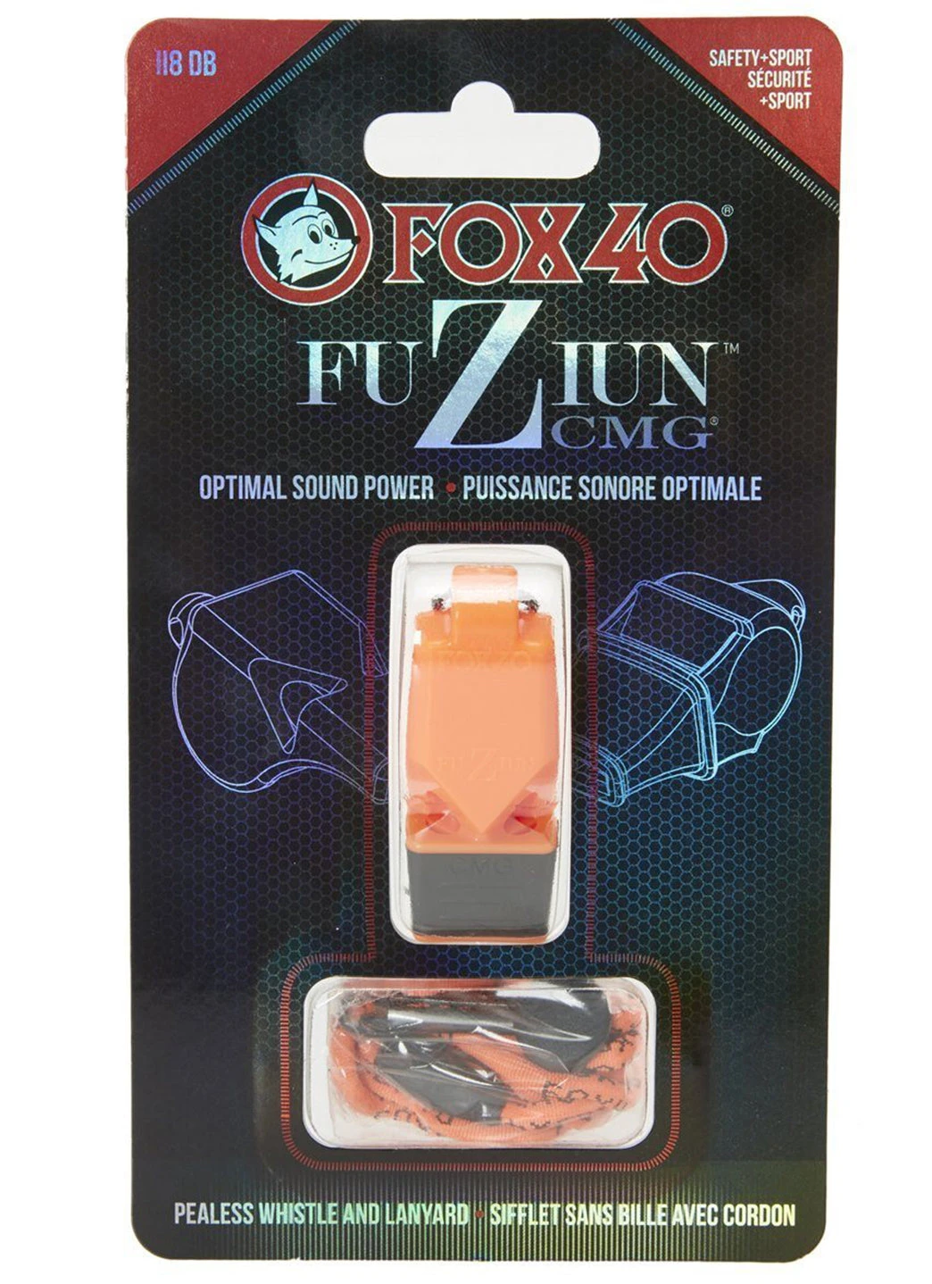 Fox 40 Fuziun CMG Lifeguard Whistle W/ Lanyard 16 Fox 40 Fuziun CMG Lifeguard Whistle W/ Lanyard - Image 14
