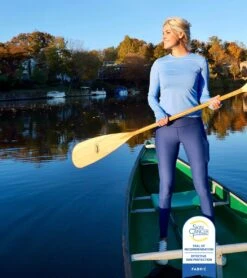 Bloq UV Women's 24/7 Long Sleeve UPF 50 Sun Shirt 40 Bloq UV Women's 24/7 Long Sleeve UPF 50 Sun Shirt -Swimwear Outlet 8651257741480 indigo 4a