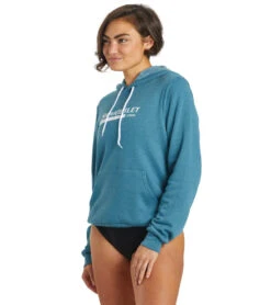SwimOutlet Limited Edition Unisex Hoodie -Swimwear Outlet 8651275632808 heatherdeepteal 4a