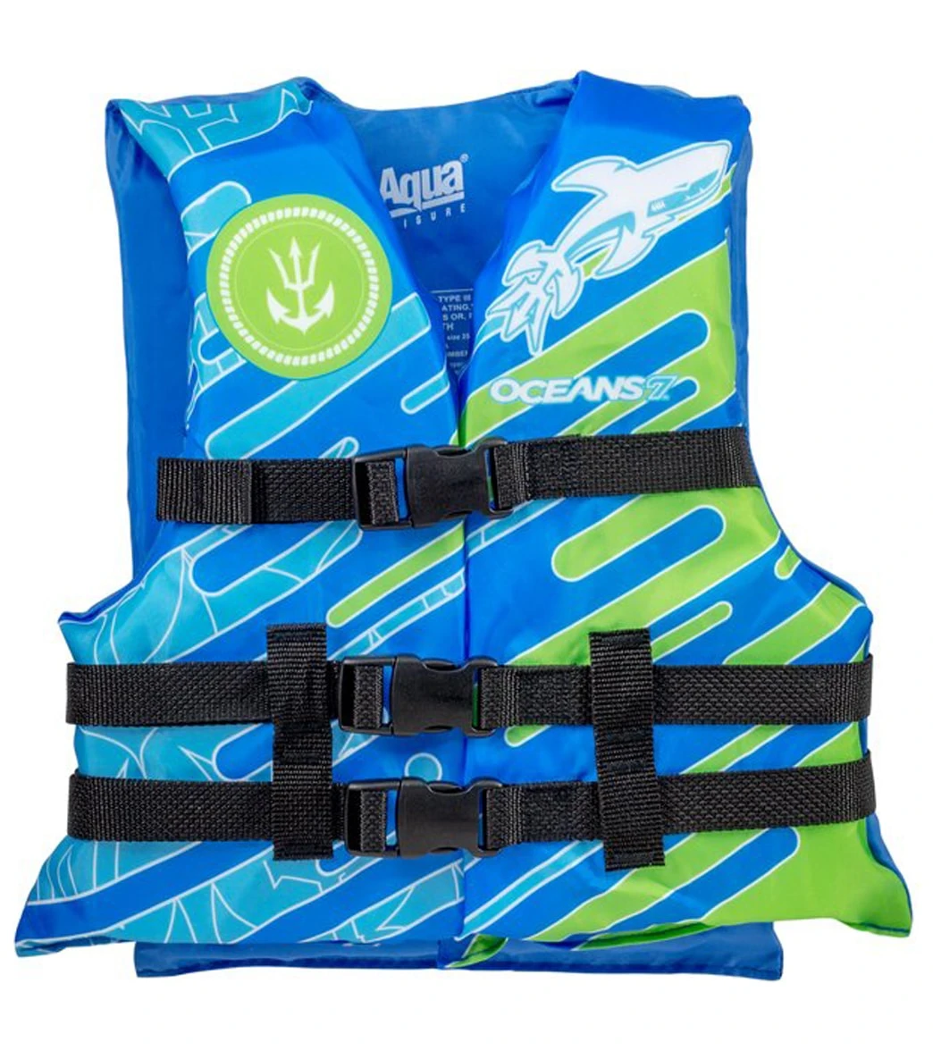 Aqua Leisure Kids' USCGA 3 Buckle Personal Flotation Device (50-90 Lbs.) 13 Aqua Leisure Kids' USCGA 3 Buckle Personal Flotation Device (50-90 Lbs.) - Image 11