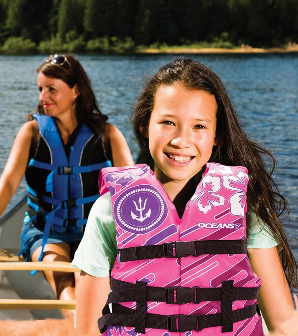Aqua Leisure Kids' USCGA 3 Buckle Personal Flotation Device (50-90 Lbs.) 11 Aqua Leisure Kids' USCGA 3 Buckle Personal Flotation Device (50-90 Lbs.) - Image 9