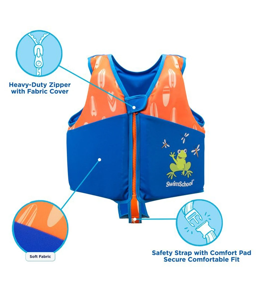 Aqua Leisure Kids' Printed Swim Vest With Safety Strap 7 Aqua Leisure Kids' Printed Swim Vest With Safety Strap - Image 5